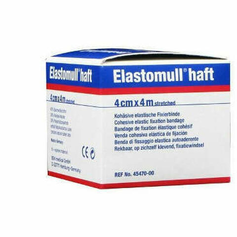 Benda Elastica Autoadesiva Elastomull Haft Compressione Forte 4x400 Cm