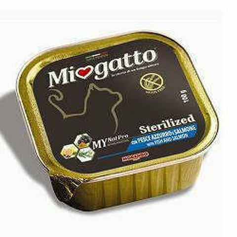 Miogatto Steril Pesce Azzurro/salmone Grain Free 100 G