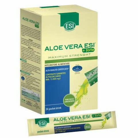 Esi Aloe Vera Succo + Forte 24 Pocket Drink