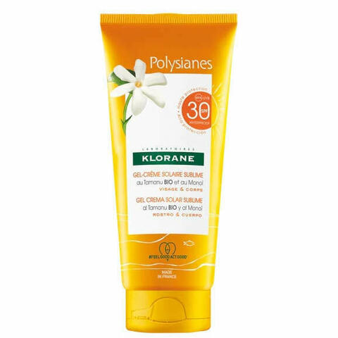 Klorane Gel-crema Solare Sublime SPF 30 Viso/corpo 200ml