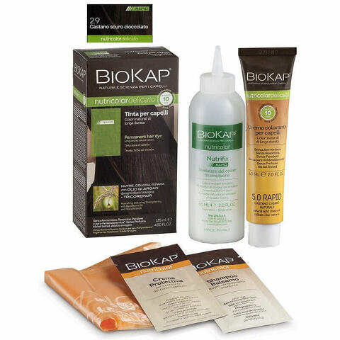 Bios Line  Biokap Nutricolor Delicato Rapid Tinta 2,9 Castano Scuro Cioccolato 135ml