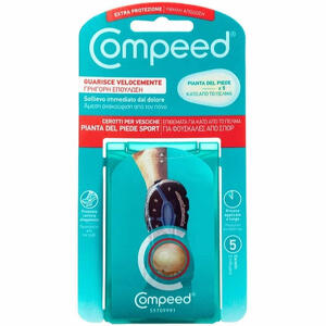  - Compeed Cerotti Per Vesciche Pianta Piede Sport 5 Pezzi