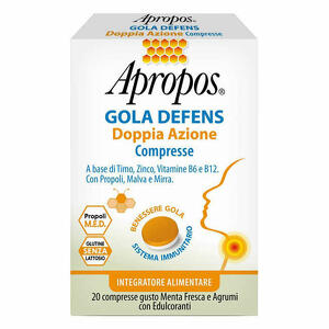 Apropos - Apropos Gola Defens Doppia Azione 20 Compresse