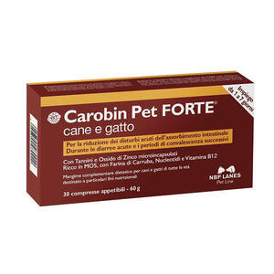 N.b.f. lanes - Carobin pet forte 30 compresse