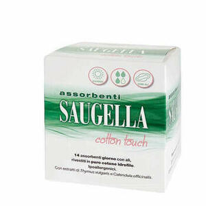 Saugella - Saugella Cotton Touch Assorbenti Giorno 14 Pezzi Taglio Prezzo