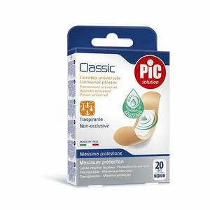  - Cerotto Pic Classic 19x72 Mm Antibatterico 20 Pezzi