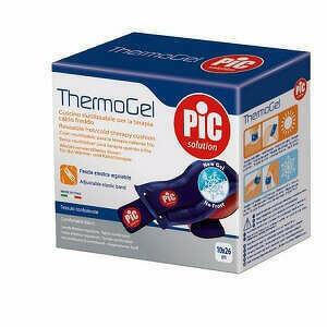  - Thermogel Cuscino Terapia Caldo Freddo 10x26 Cm Con Fascia Elastica