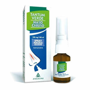 Angelini Tantum Verde - 100 Mg/100 Ml Spray Nasale, Soluzione, 1 Flacone Da 15 Ml In Vetro