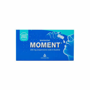 Angelini Moment - 200 Mg Sospensione Orale In Bustine 8 Bustine Pet/al/pe Da 5 Ml