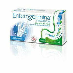 Enterogermina - 2 Miliardi/5 Ml  Sospensione Orale 20 Flaconcini 5 Ml