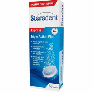 Reckitt Benckiser H.(it.) - Steradent Triple Action Plus 60 Compresse Pulenti