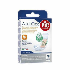  - Cerotto Pic Aquabloc 25x72mm Antibatterico 10 Pezzi