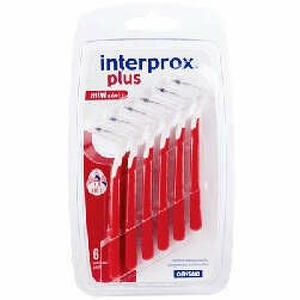 Dentaid - Interprox Plus Miniconico Rosso 6 Pezzi