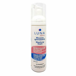 Morgan Pharma - Lunaderm Mousse Igienizzante Detergente Intimo Pelli Irritate Ed Alterate 150ml