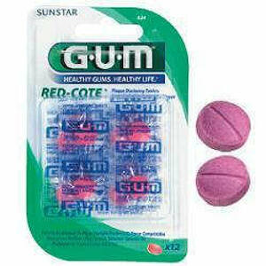 Gum - Gum Red-cote Riv Placca 12 Pastiglie