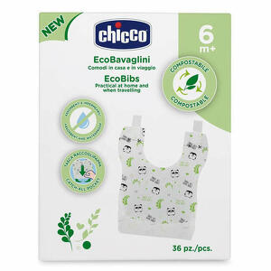 Chicco - Chicco Bavaglini Monouso Compostabili 36 Pezzi