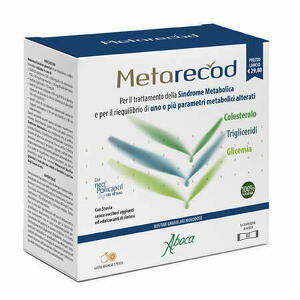 Aboca - Metarecod 40 Bustine Granulari X 2,5g Gusto Arancia E Pesca