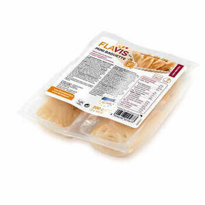  - Flavis Mini Baguette Panini Bianchi Aproteici 2 Pezzi Da 100 G