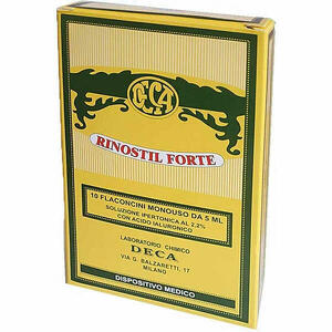 Deca Laboratorio Chimico - Rinostil Forte Soluzione Ipertonica 10 Flaconcini Monouso Da 5ml