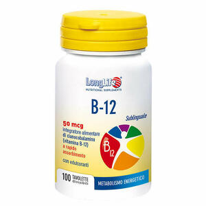  - Longlife B12 50mcg Sublinguale 100 Tavolette