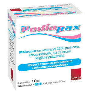 Bioprojet - Pediapax Polvere 20 Bustine 13,125 G