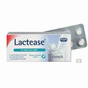  - Lactease 4500 Fcc Aroma Menta 30 Compresse Masticabili