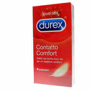  - Profilattico Durex Contatto Comfort 4 Pezzi