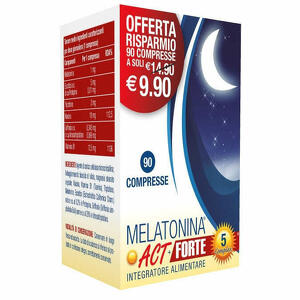  - Melatonina Act 1mg + Forte 5 Complex 90 Compresse