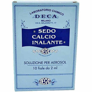 Deca Laboratorio Chimico - Sedo Calcio Inalante 10 Fiale 2ml Per Aerosol E Doccia Nasale