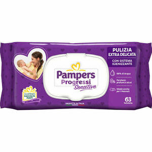  - Pampers Salviette Sensitive Aloe Ric 63 Pezzi