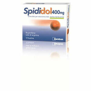 Zambon Spididol - 400 Mg Granulato Per Soluzione Orale Gusto Menta-anice 12 Bustine In Accoppiato Carta/al/pe