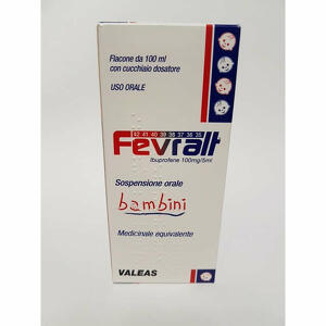 Valeas Ind.chim.farmac. - Bambini 100 Mg/5 Ml Sospensione Orale 1 Flacone Pet Da 100 Ml Con Cucchiaio Dosatore