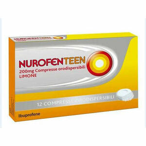 Reckitt Nurofen - 200 Mg Compresse Orodispersibili 12 Compresse Orodispersibili Limone In Blister Pvc/al/poliamide/al