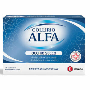 Dompe Collirio Alfa - 0,4% Collirio, Soluzione20 Contenitori Monodose Da 0,5 Ml