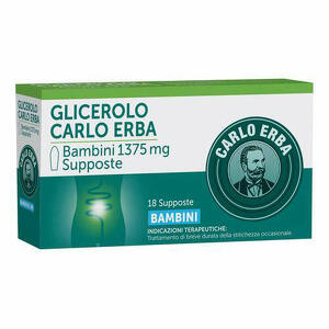 J&j Glicerolo Carlo Erba - Bambini 1375 Mg Supposte 18 Supposte