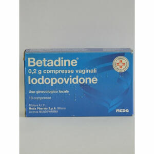 Viatris Betadine - 0,2 G Compresse Vaginali10 Compresse