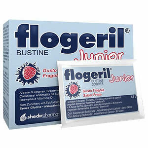 Shedir Pharma - Flogeril Junior Fragola 20 Bustine