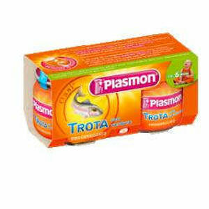  - Plasmon Omogeneizzato Trota/verdure 80 G X 2 Pezzi