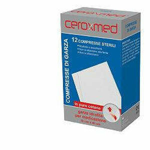  - Garza Idrofila Ceroxmed 18x40cm 12 Pezzi