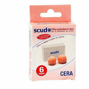 Pasquali - Tappo Auricolare Earplug Scudo In Cera 6 Coppie 12 Pezzi Articolo 7en081