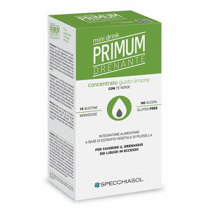 Specchiasol - Primum Drenante Minidrink Limone 15 Stick Da 10ml