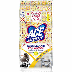  - Ace Salviette Igienizzanti Sgrassanti 40 Pezzi