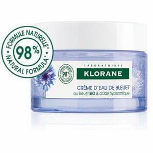  - Klorane Gel Crema Risveglio Fresco Fiordaliso Bio Acido Ialuronico 50ml