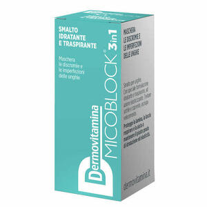 Dermovitamina - Dermovitamina Micoblock 3 In 1 Smalto Idratante E Traspirante Turchese 5ml