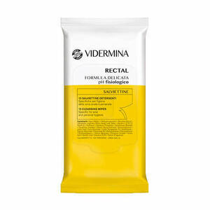  - Vidermina Rectal Salviettine 15 Pezzi