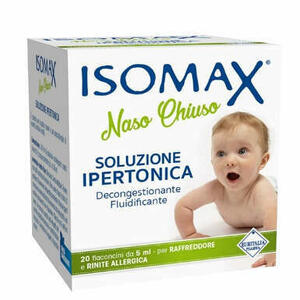 Isomax - Soluzione Ipertonica Isomax Naso Chiuso 20 Flaconcini Da 5ml