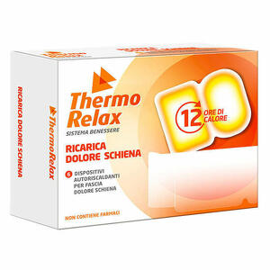  - Thermorelax Ricarica Per Fascia Dolore Lombare 6 Dispositivi Autoriscaldanti