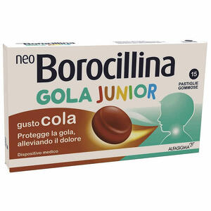 Alfasigma - Neoborocillina Gola Junior 15 Pastiglie Gusto Cola