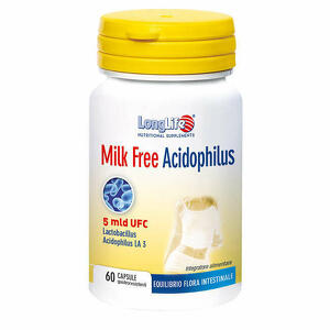  - Longlife Milk Free Acidophilus 60 Capsule Vegetali