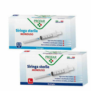  - Siringa Monouso 2,5ml Profar